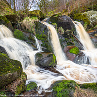 Buy canvas prints of Waterfalls in the Yorkshire dales  455  by PHILIP CHALK
