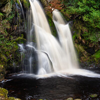 Buy canvas prints of Posforth waterfall in the Bolton abbey estate Yorkshire dales 458 by PHILIP CHALK