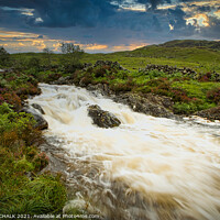 Buy canvas prints of Glentrool waterfall in Scotland  by PHILIP CHALK