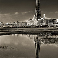 Buy canvas prints of Blackpool Tower Reflections by Jeni Harney