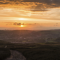 Buy canvas prints of Mossley and Greater Manchester Beyond by Jeni Harney
