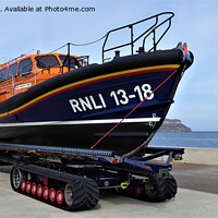 Buy canvas prints of llandudno RNLI Lifeboat. by Mark Chesters