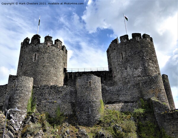 Conwy Castle Picture Board by Mark Chesters