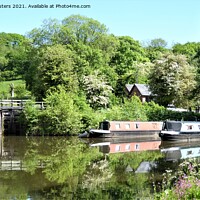 Buy canvas prints of Serene Canal Haven by Mark Chesters
