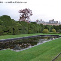 Buy canvas prints of Majestic Hotel Gardens at Holme Lacy by Mark Chesters