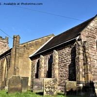 Buy canvas prints of St Werburghs church on a sunny day by Mark Chesters