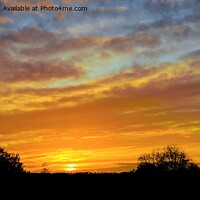 Buy canvas prints of Majestic Sunset Over Staffordshire Moorlands by Mark Chesters