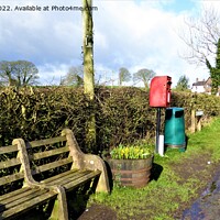 Buy canvas prints of Lonely country lane. by Mark Chesters