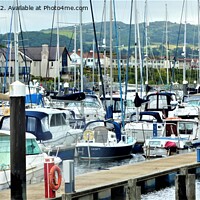 Buy canvas prints of DEGANWY MARINA 1 by Mark Chesters