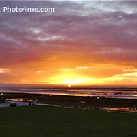 Buy canvas prints of Sunrise above Lytham st annes by Mark Chesters