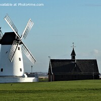 Buy canvas prints of Lytham Windmill by Mark Chesters