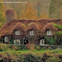 Buy canvas prints of Llanrwst tea room Where Autumn meets tradition by Mark Chesters