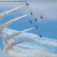 Buy canvas prints of Magnificent Aerial Display by Mark Chesters