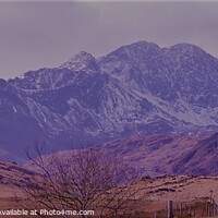 Buy canvas prints of Snowdonia in winter by Mark Chesters