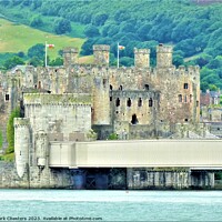 Buy canvas prints of Majestic Conwy Castle and Train Tunnel by Mark Chesters