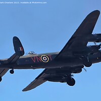 Buy canvas prints of Avro Lancaster flying over Southport 3 by Mark Chesters