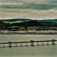 Buy canvas prints of Stormy Drama on Llandudno Pier by Mark Chesters