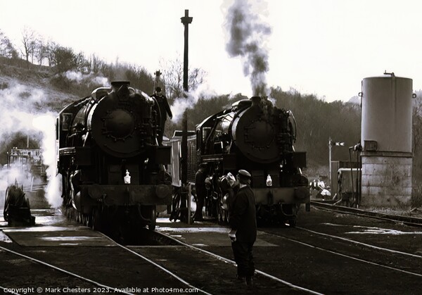 Majestic Steam Train Journey Picture Board by Mark Chesters