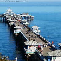 Buy canvas prints of Majestic Llandudno Pier by Mark Chesters
