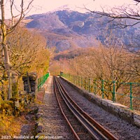 Buy canvas prints of The Snowdon Mountain Railway by Mark Chesters