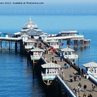 Buy canvas prints of Blissful Moments on Llandudno Pier by Mark Chesters