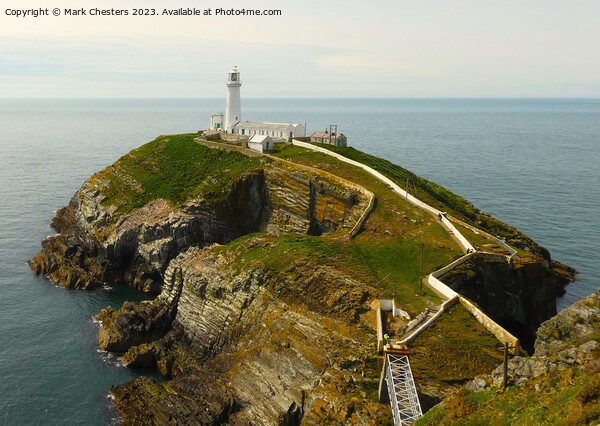 South Stack lighthouse Picture Board by Mark Chesters