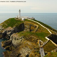Buy canvas prints of South Stack lighthouse by Mark Chesters