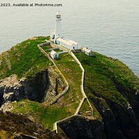 Buy canvas prints of South Stack lighthouse Island by Mark Chesters