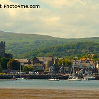 Buy canvas prints of Conwy Castle and Town by Mark Chesters