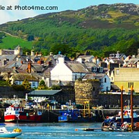 Buy canvas prints of Conwy Town by Mark Chesters