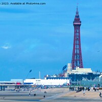 Buy canvas prints of Blackpool Tower by Mark Chesters