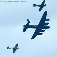 Buy canvas prints of Blackpool BBMF Aug 2023 by Mark Chesters