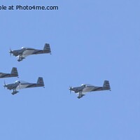 Buy canvas prints of Team Raven at Blackpool airshow Aug 2023 by Mark Chesters