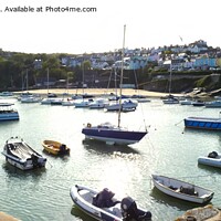 Buy canvas prints of New Quay harbour by Mark Chesters
