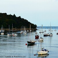 Buy canvas prints of Small boats on the river conwy by Mark Chesters