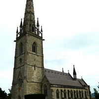 Buy canvas prints of St Margaret's Church Bodelwyddan by Mark Chesters