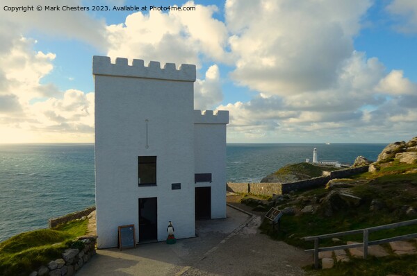 Ellin’s Tower and South Stack lighthouse  Picture Board by Mark Chesters