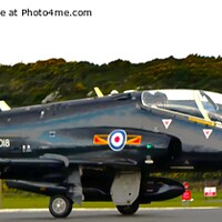 Buy canvas prints of Hawk T2 just landing at RAF Valley by Mark Chesters