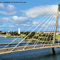 Buy canvas prints of Southport Marine Way Bridge  by Mark Chesters