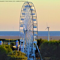 Buy canvas prints of Southport ferris wheel by Mark Chesters