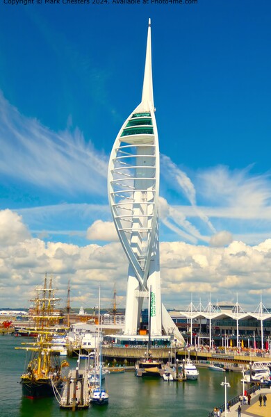 Spinnaker Tower Portsmouth May 2024 Picture Board by Mark Chesters