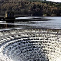 Buy canvas prints of Ladybower Dam Wall by Mark Chesters