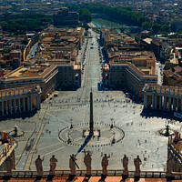 Buy canvas prints of St. Peter's Square by Jeff Bleasdale