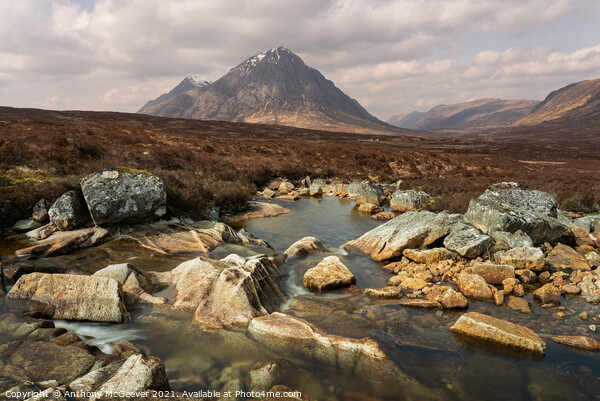 Glencoe and the Buachaille Etive Mòr  Picture Board by Anthony McGeever
