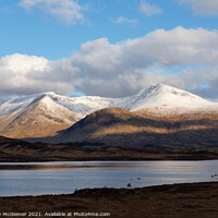 Buy canvas prints of Black Mount Rannoch Moor by Anthony McGeever