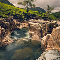 Buy canvas prints of The cool clear waters of Glencoe by Anthony McGeever