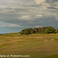 Buy canvas prints of North Berwick golf course and Bass rock  by Anthony McGeever