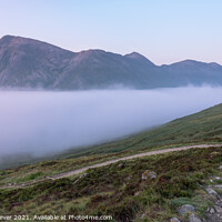 Buy canvas prints of Misty Mountain and the Devils staircase by Anthony McGeever
