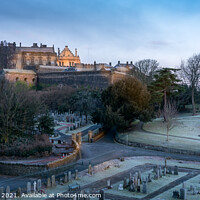 Buy canvas prints of A winter sunrise over Stirling Castle by Anthony McGeever