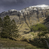 Buy canvas prints of Snow capped scottish highlands by Anthony McGeever